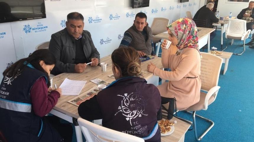 B&uuml;y&uuml;kşehrin mobil aracı Sultanhisar&rsquo;da