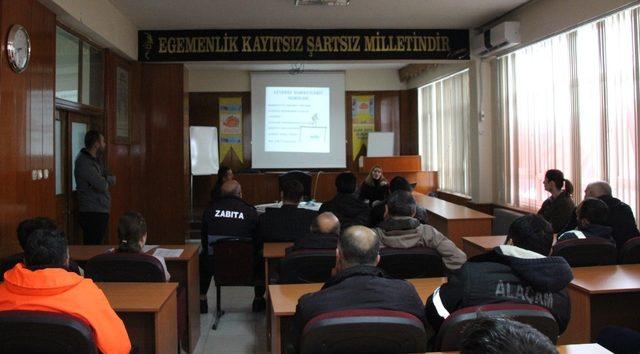 Belediye personeline ‘İş Sağlığı ve İş Güvenliği’ semineri