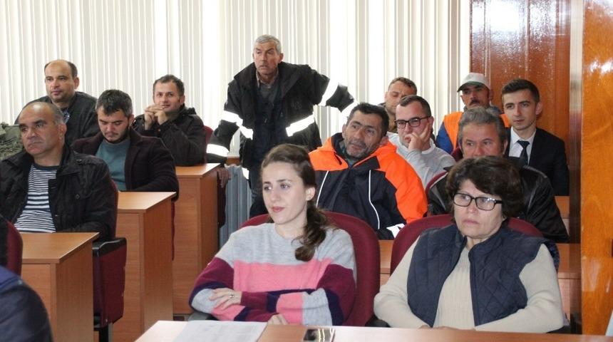 Belediye personeline &lsquo;İş Sağlığı ve İş G&uuml;venliği&rsquo; semineri