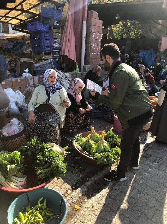 Ülkücüler uyuşturucuya karşı vatandaşları bilgilendirdi