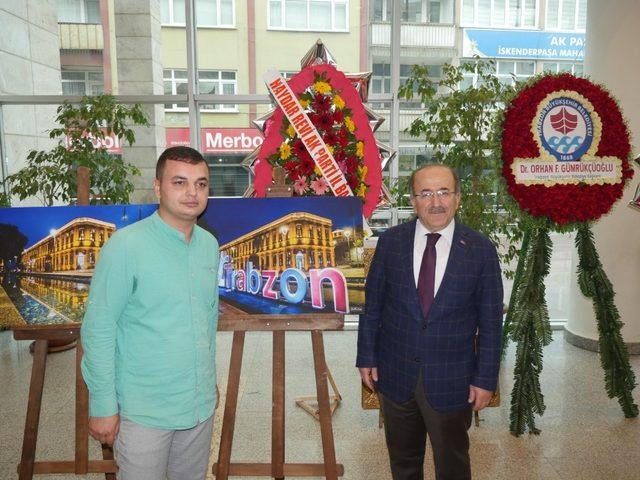 Genç fotoğraf sanatçısı Trabzon’u sergiledi