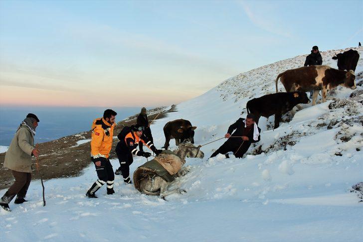 Muş'ta donmak üzere olan üç kişi kurtarıldı G2