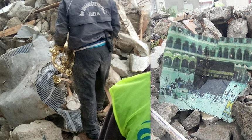 Üsküdar'da 'kentsel dönüşüm' için cami yıkıldı! Enkaz görüntüleri tepki topladı