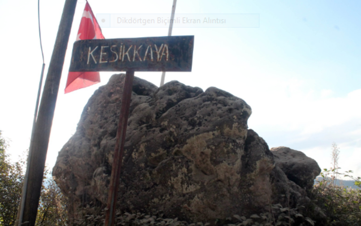 Hz. Ali'nin Zülfikar'la kestiği rivayet edilen kayaya defineciler dadandı  G3