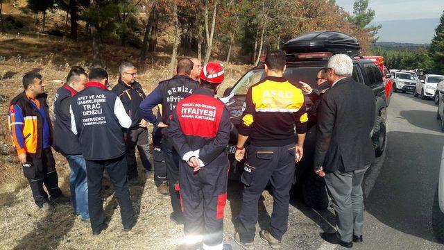 Denizli'de eğitim uçağı düştü; Pilot ve öğrencisi aranıyor (3)