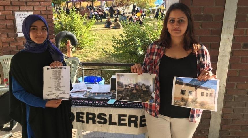 Siyah beyazlı SDÜ’lülerden eğitime destek kampanyası