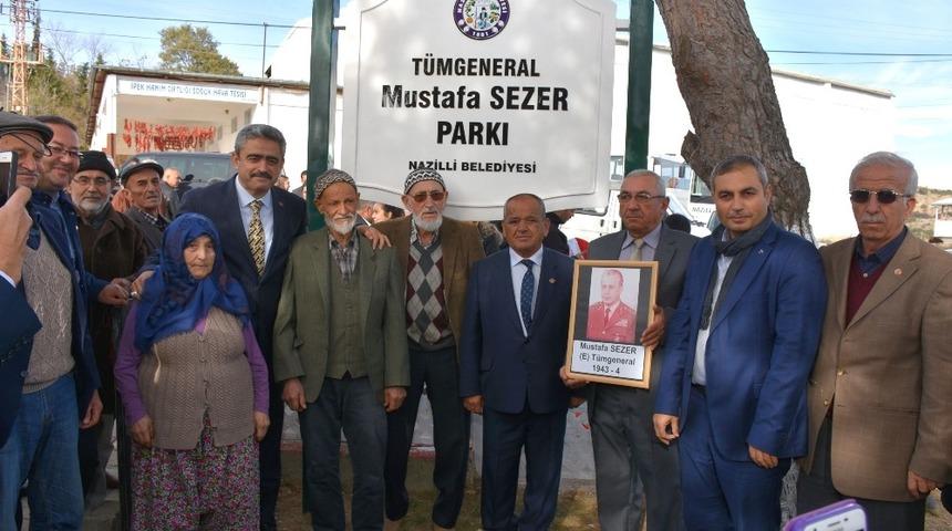 T&uuml;mgeneral Mustafa Sezer Parkı t&ouml;renle a&ccedil;ıldı