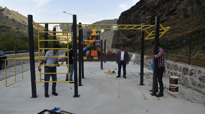 G&uuml;m&uuml;şhane Belediyesi 2 yılda 32 &ccedil;ocuk parkı yaptı