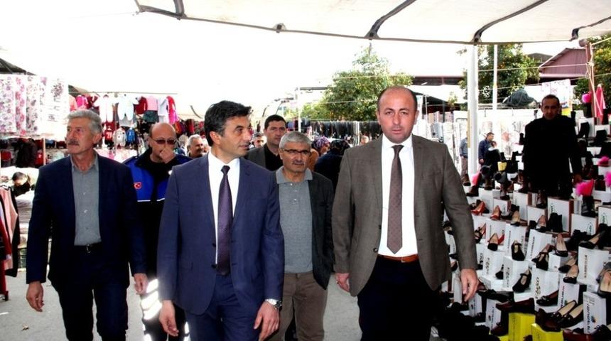 Sarıg&ouml;l&rsquo;&uuml;n yeni tuhafiye pazarı hizmete girdi