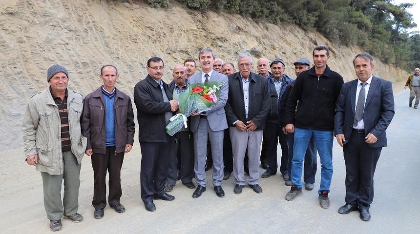 Başkan Şirin kırsal mahallelere &ccedil;ıkarma yaptı