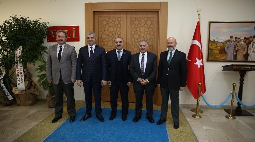 Başkanlar&rsquo;dan Vali G&uuml;naydın&rsquo;a ziyaret