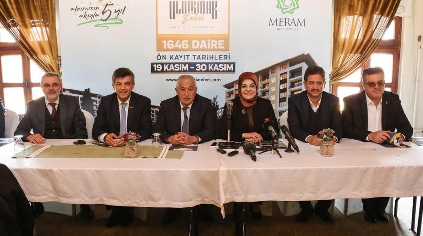Meram Belediyesi Uluırmak Evleri projesini hayata geçirdi