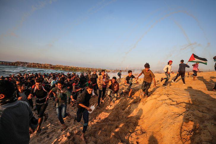 İsrail güçleri Gazze sahilinde 25 Filistinliyi yaraladı  G2