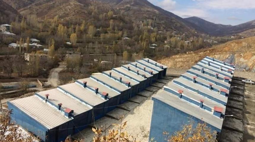 Şemdinli sanayi sitesi hizmete hazır