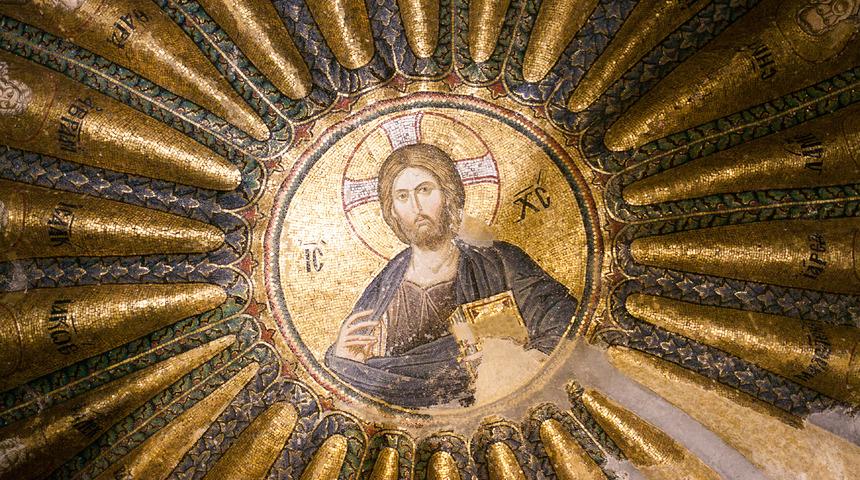 Kilise duvarında inanılmaz keşif! İşte 1500 yıllık Hazreti İsa resmi....