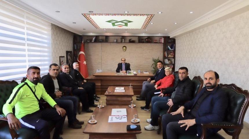 Spor camiasından Kaymakam Ayca’ya teşekkür ziyareti