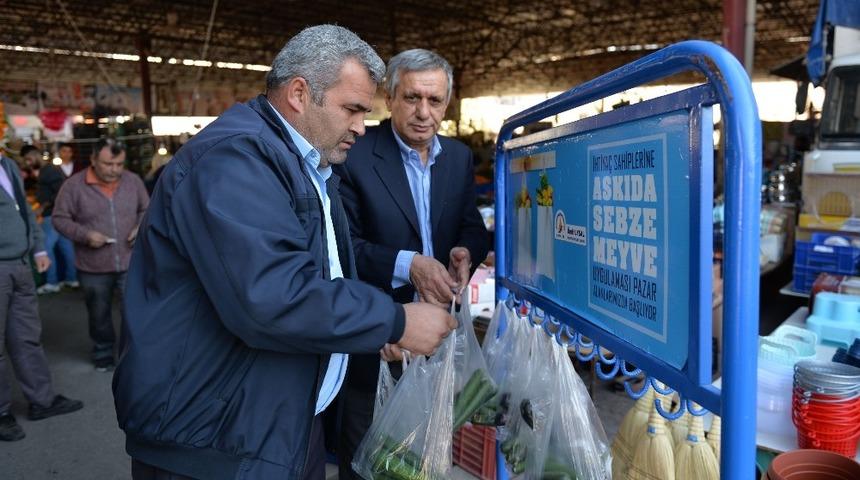 Pazarlarda askıda sebze ve meyve d&ouml;nemi başladı