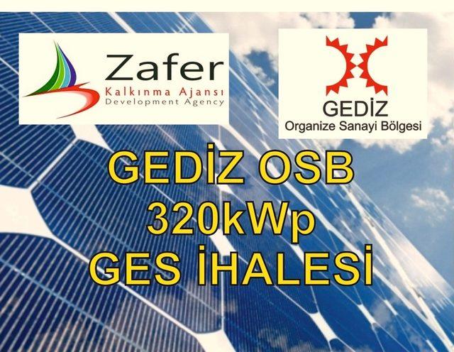 Gediz OSB’de Güneş Enerji Santrali projesi