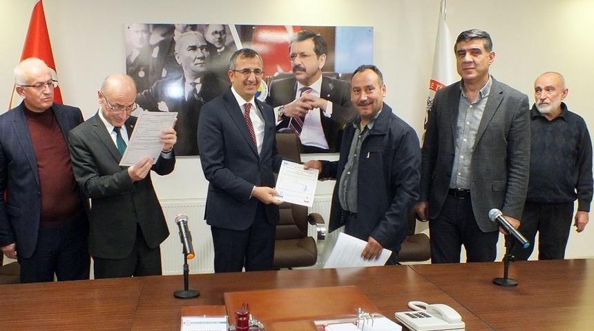 Kırıkkale&rsquo;de 13 galerici belge aldı