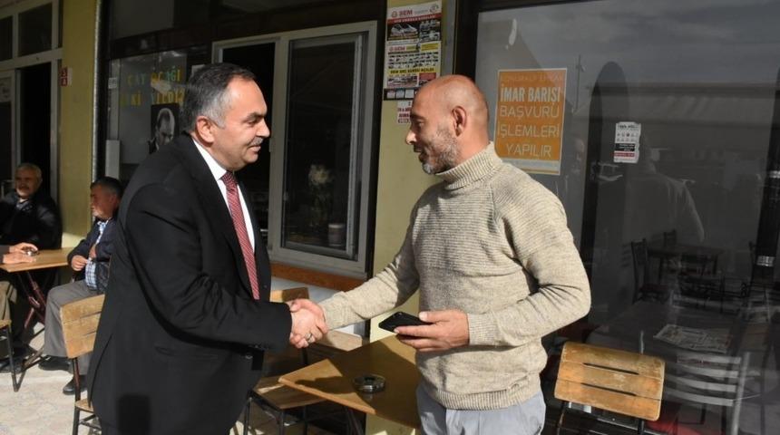 Başkan Dursun Ay, vatandaşlarla bir araya geldi