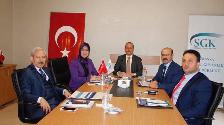 SGK m&uuml;d&uuml;rlerinden Amasya&rsquo;da toplantı