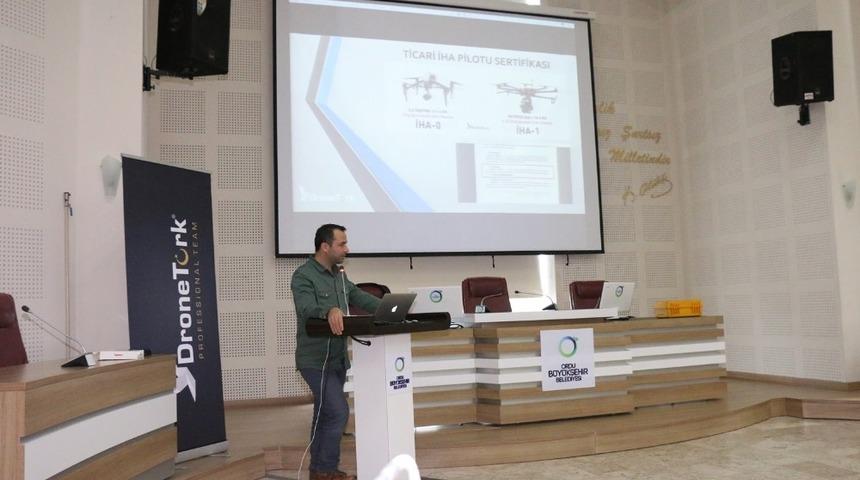 Ordu&rsquo;da belediyelere drone eğitimi