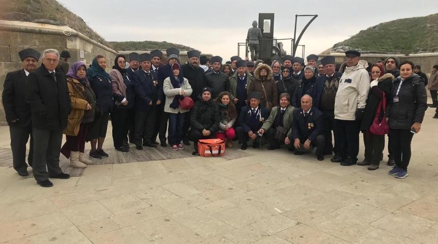 Bodrumlu gaziler &Ccedil;anakkale&rsquo;de