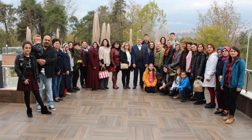 Başkan Akın, aerobik gurubu ile kahvaltıda buluştu