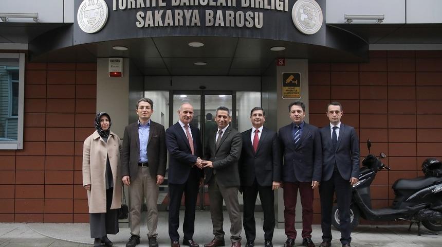 Keleş&rsquo;ten Sakarya Barosuna ziyaret