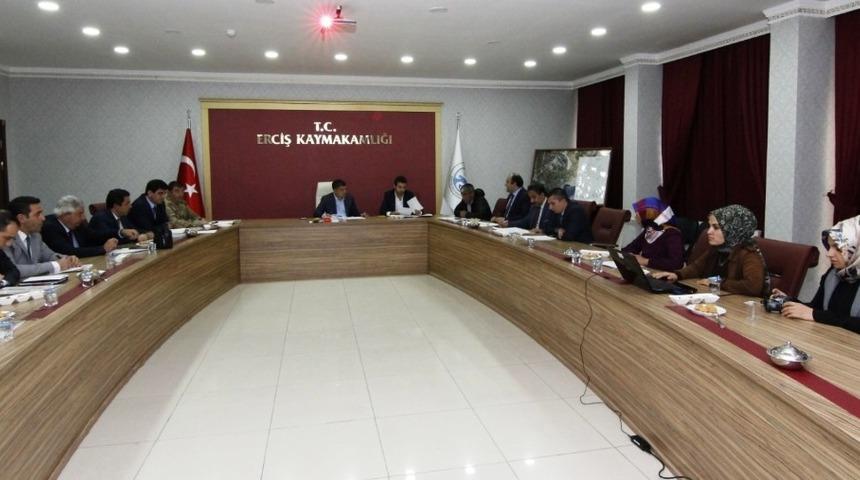 Erciş&rsquo;te &lsquo;&Ccedil;ocuk Koruma Koordinasyon Kurulu&rsquo; toplantısı