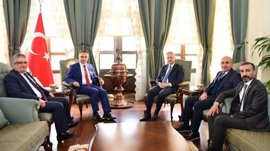 İKA y&ouml;netimi Vali Soyt&uuml;rk&rsquo;&uuml; ziyaret etti