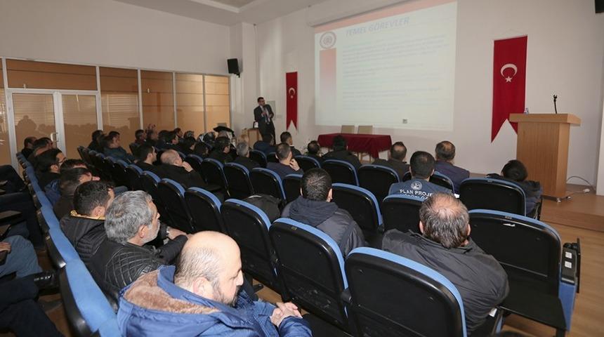 Sivas Belediyesi personeline yangın eğitimi