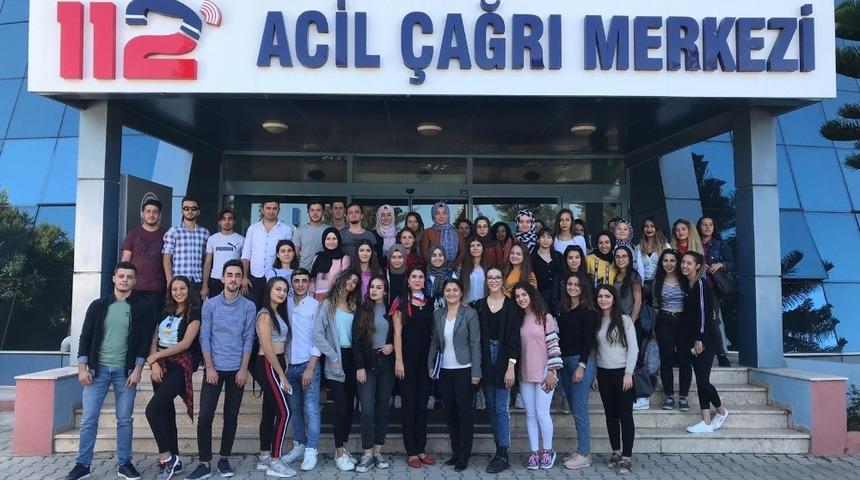 &Ouml;ğrenciler &ccedil;ağrı merkezini ziyaret etti