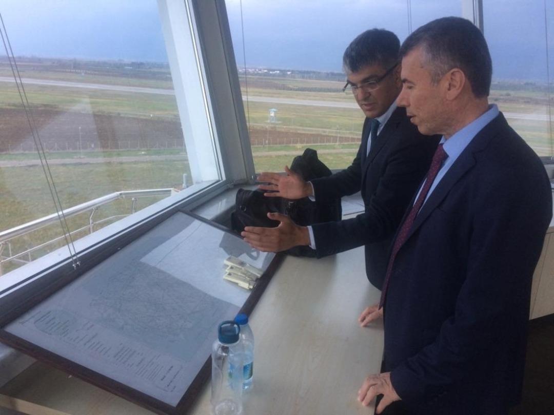 Sırmalı, Koca Seyit Havalimanında incelemelerde bulundu