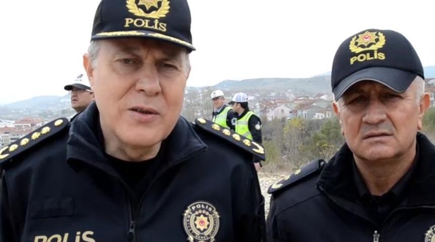 Boz&uuml;y&uuml;k&rsquo;te drone ile trafik denetimi yapıldı