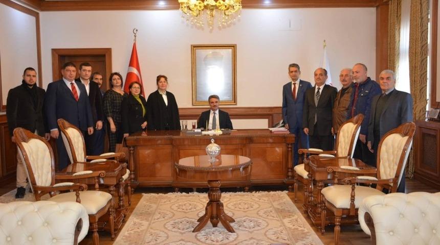 İYİ Parti&rsquo;den Vali Baruş&rsquo;a ziyaret