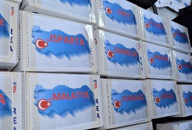 Milas’tan ‘81 ilin 81 öğretmenine’ hediyeleri yola çıktı