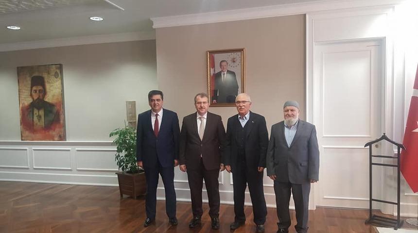 Başkan Yal&ccedil;ın&rsquo;ın, Sağlık Bakan Yardımcısı Eldemir&rsquo;e hayırlı olsun ziyareti