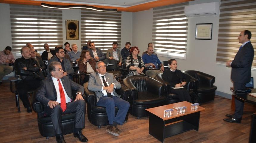 S&ouml;ke Ticaret Odası ve Borsasına OSB sunumu