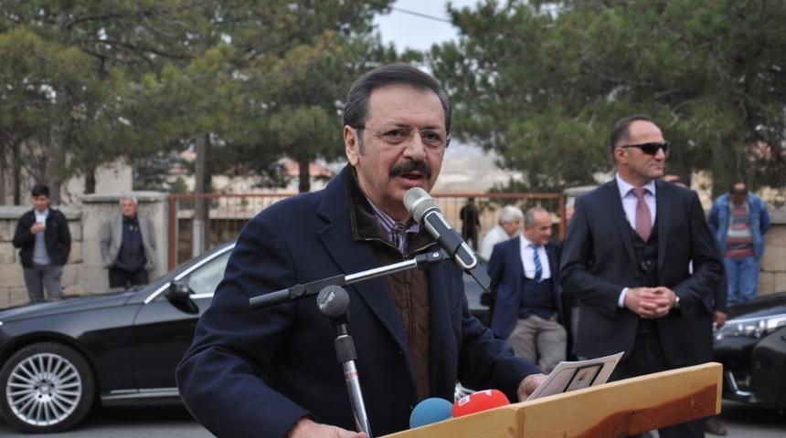 TOBB Başkanı Hisarcıklıoğlu’nun ismi caddeye verildi