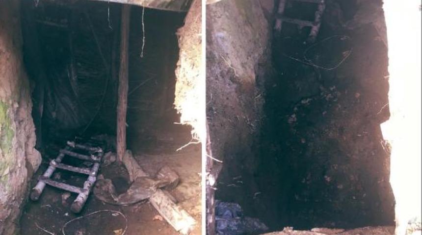 PKK sığınağında çok çarpıcı detay!