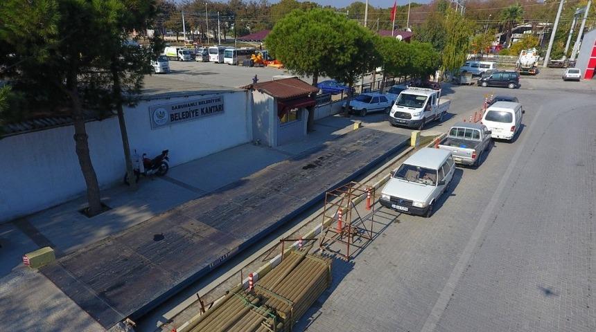 Saruhanlı Belediyesi 5 mahalleye kantar kurdu