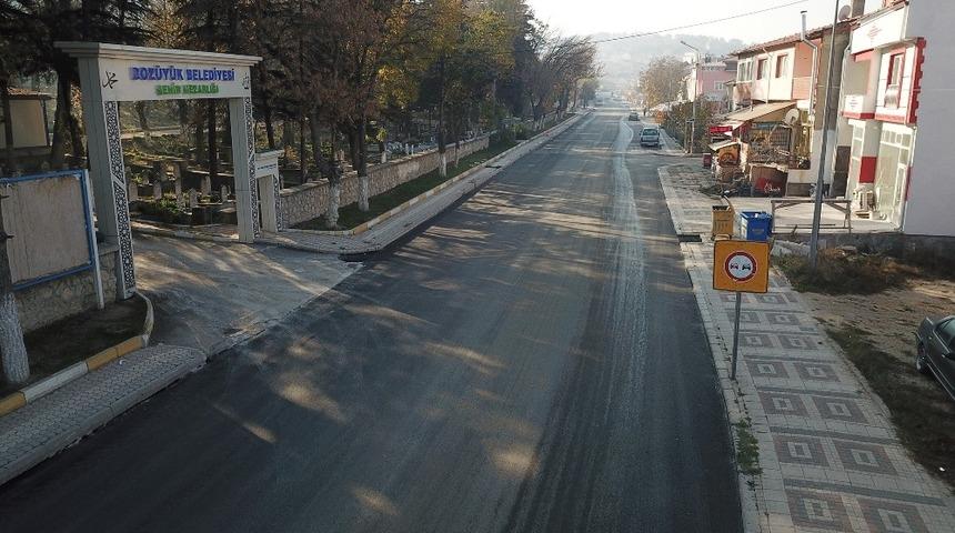 Saraycık caddesi asfaltlama &ccedil;alışmaları tamamlandı