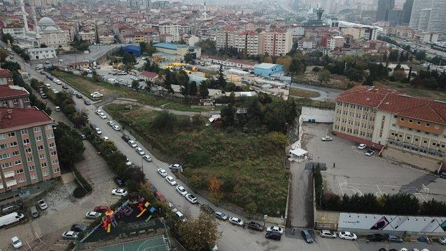 İBB nin &Uuml;sk&uuml;dar da satışa &ccedil;ıkardığı arazinin havadan fotoğrafları 1