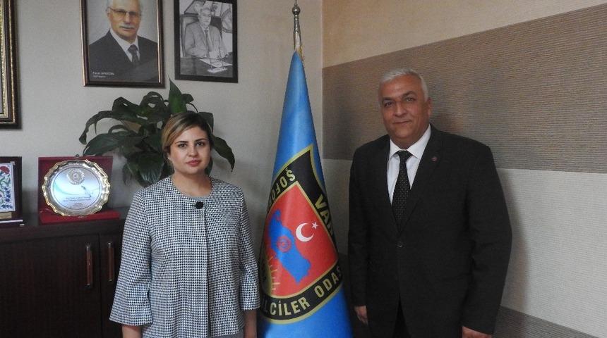 AK Partili Aday Adayı Ateş&rsquo;ten Emin Tuğrul&rsquo;a ziyaret