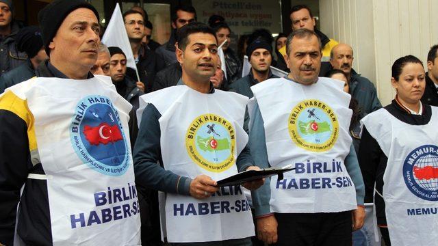 PTT çalışanları enflasyon farkı istedi