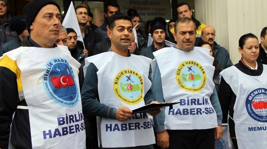 PTT çalışanları enflasyon farkı istedi