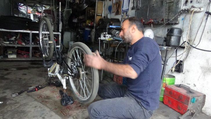40 yıldır bisiklet tamir ediyor G5