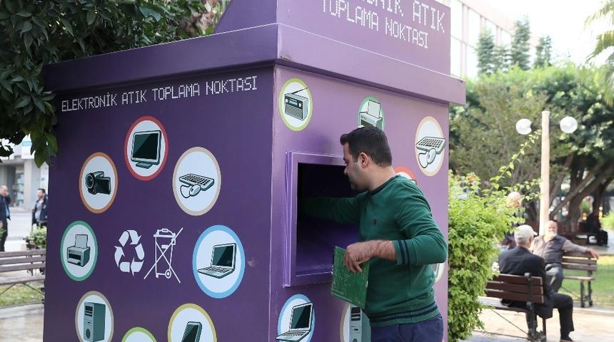 Mersin’de elektronik atıklar geri dönüşme kazandırılıyor