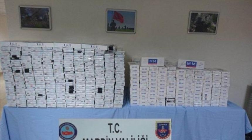 Kızıltepe&rsquo;de 391 karton ka&ccedil;ak sigara ele ge&ccedil;irildi